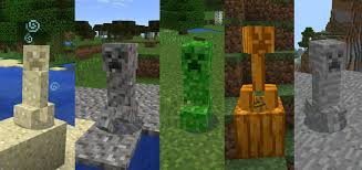 Camouflaged Creeper Mod | Minecraft PE Mods & Addons